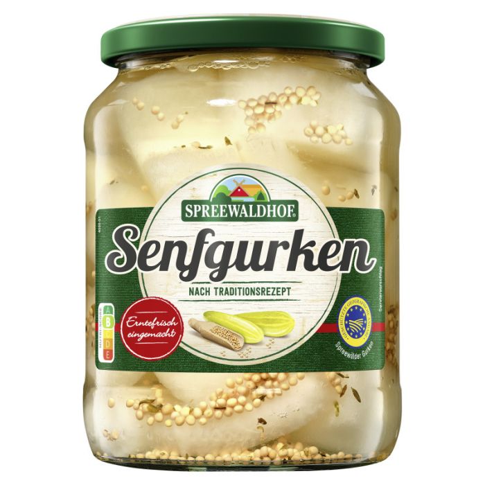 SPREEWALDHOF Senfgurken 720ml-4012712001745