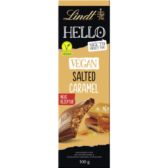 Lindt HELLO Vegan Caramel Salted 100g-4000539245701