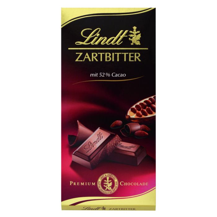 Lindt Zartbitter Tafel 100g-4000539001406