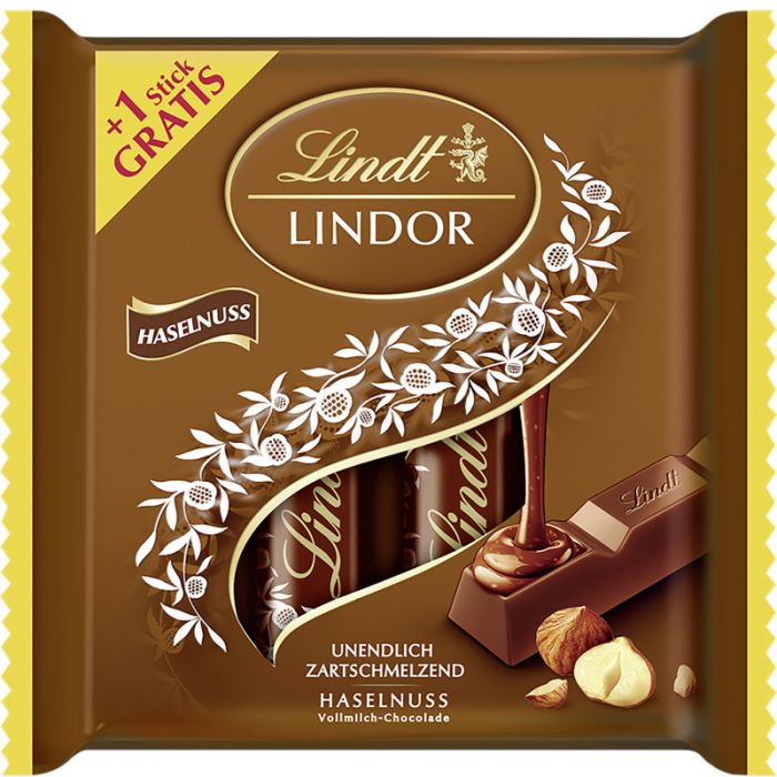 Lindt Lindor Haselnuss 3+1 (100g)-4000539111082