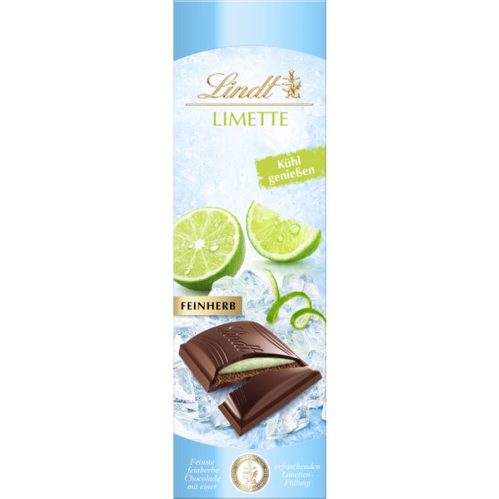 Lindt Erfrischende Tafel Limette 100g-4000539141768