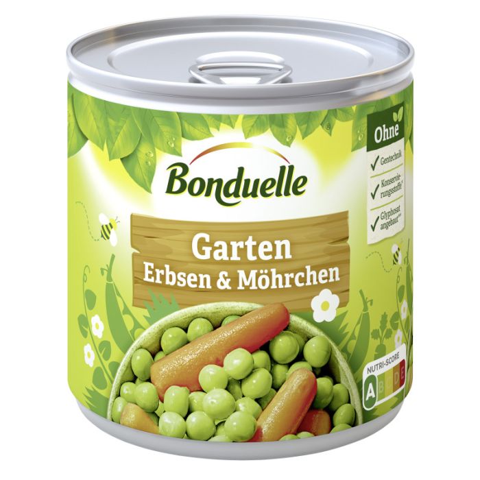 Bonduelle Garten Erbsen mit Möhrchen 425ml / 400g-3083680823647