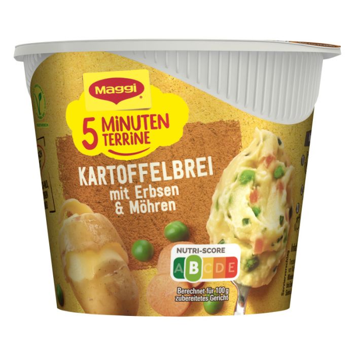 MAGGI 5 MINUTEN TERRINE Kartoffelbrei Erbsen Möhren 43g-7613037639568