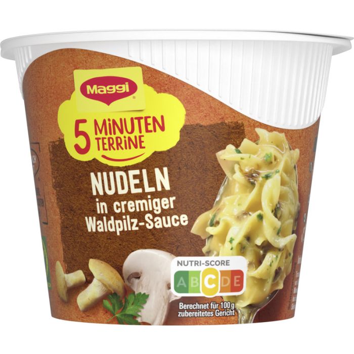 MAGGI 5 MINUTEN TERRINE Nudeln Waldpilz Sauce 56g-7613037639513