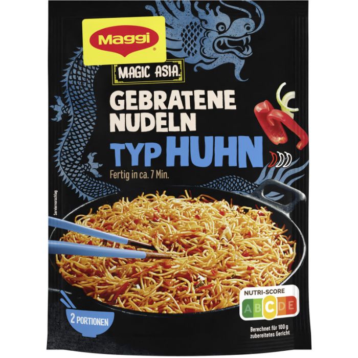 MAGGI MAGIC ASIA Gebratene Nudeln Mit Huhn 121g-7613035890008