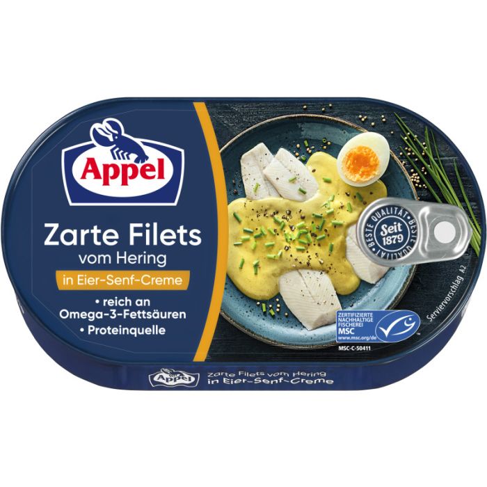 Appel MSC Heringsfilets Eier-Senf-Creme 200g -4020500922127