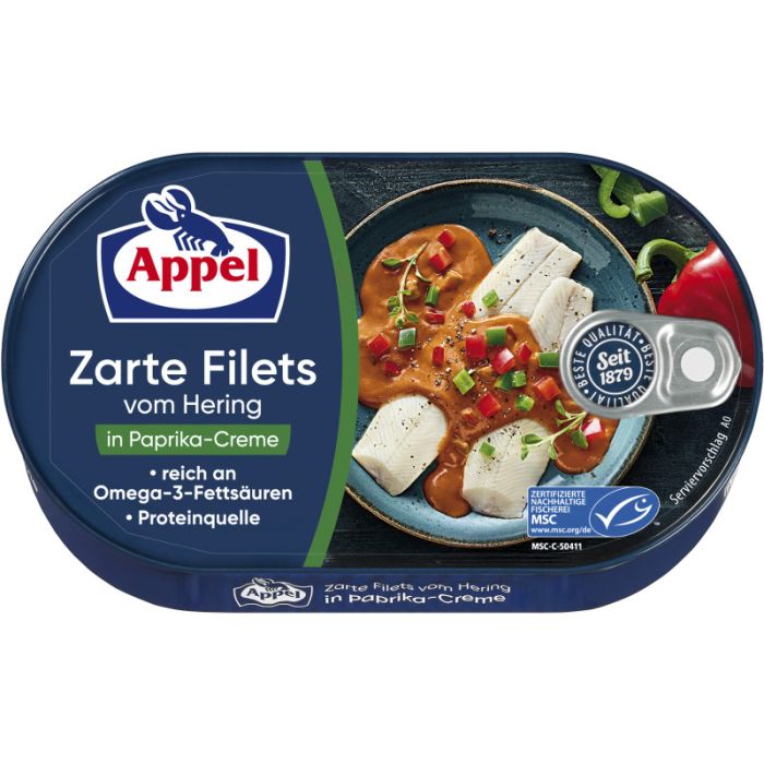 Appel MSC Heringsfilets Paprika-Creme 200g -4020500922073