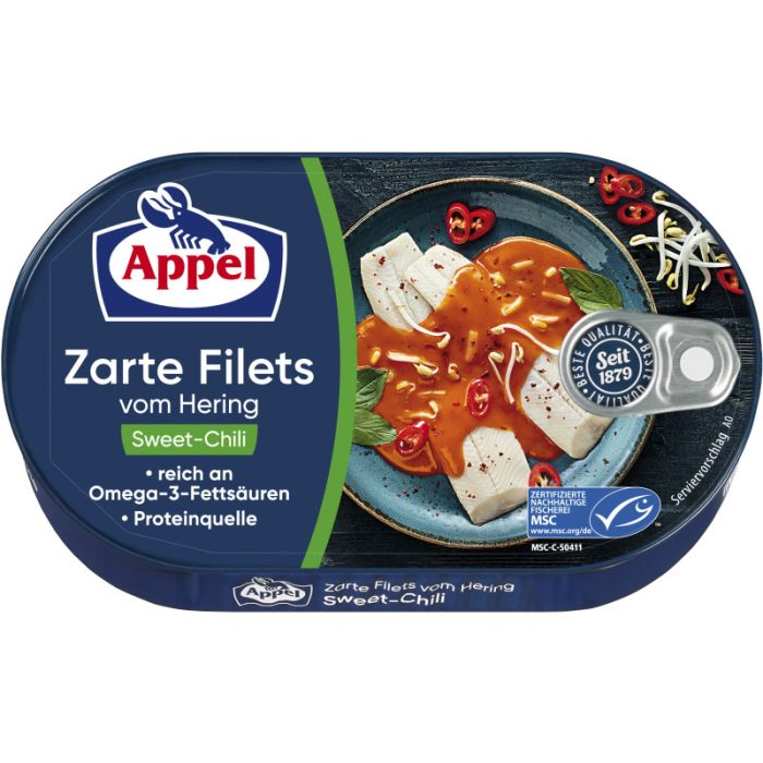 Appel MSC Heringsfilets Sweet Chili 200g-4020500922233