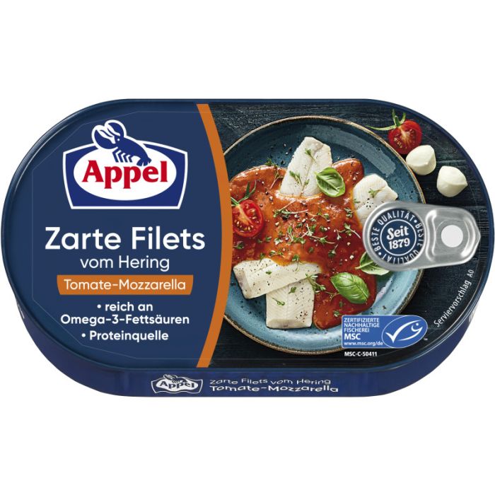 Appel MSC Heringsfilets Tomate-Mozzarella 200g-4020500922158