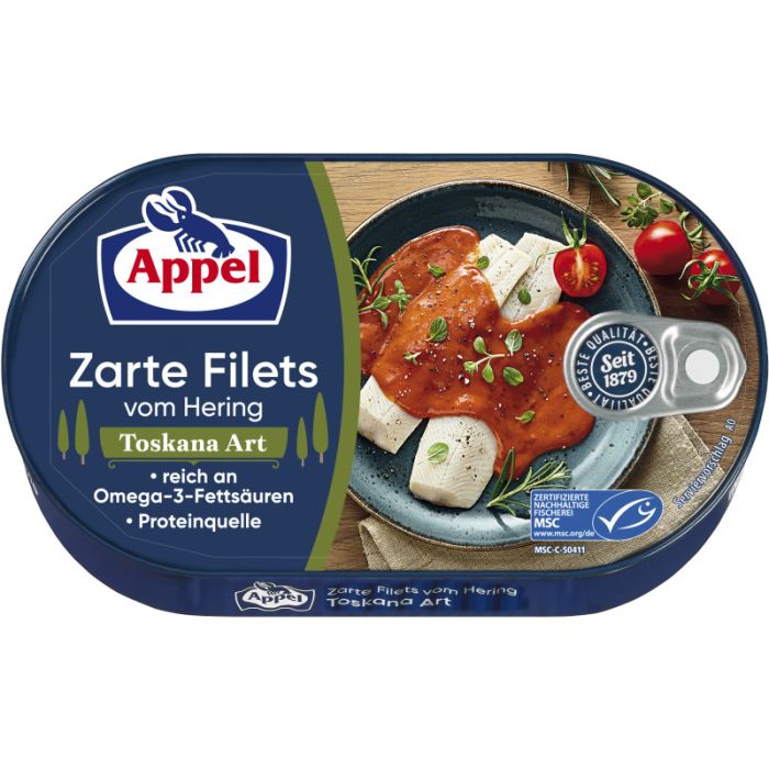 Appel MSC Heringsfilets Toskana-Sauce 200g-4020500922851