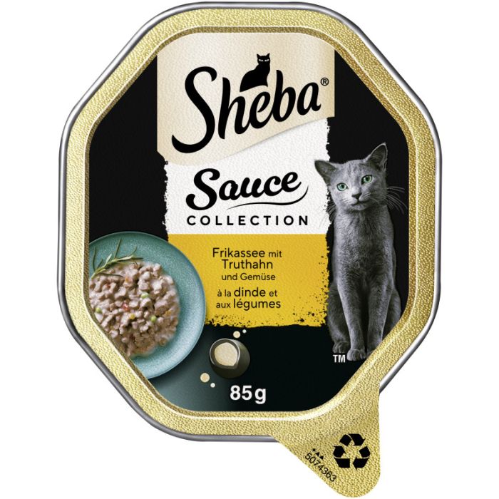 SHEBA® Schale Sauce Collection Frikassee mit Truthahn und Gemüse 85g-4008429164415