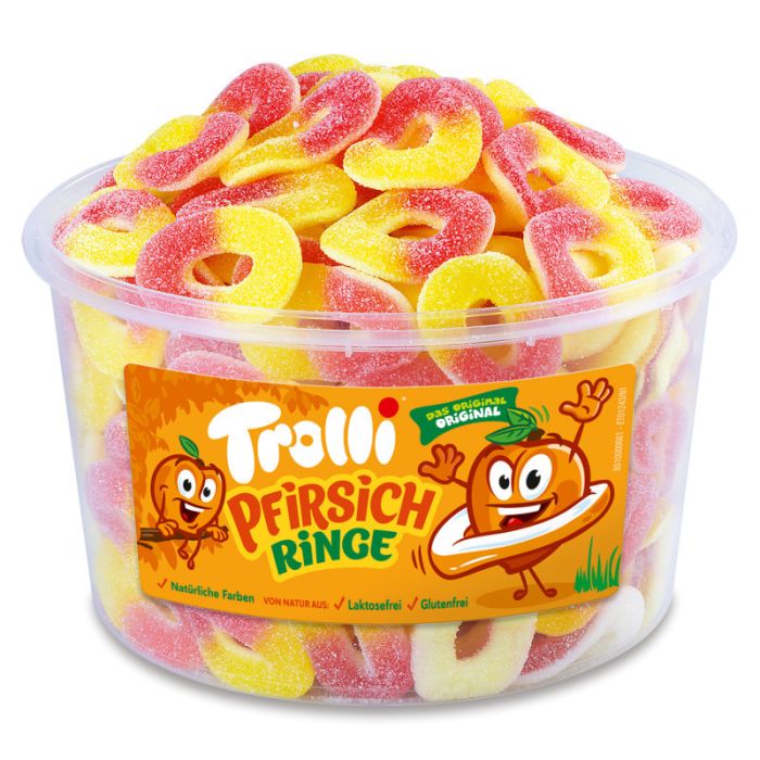 Trolli Pfirsichringe 150 St. (1200g)-4000512994244