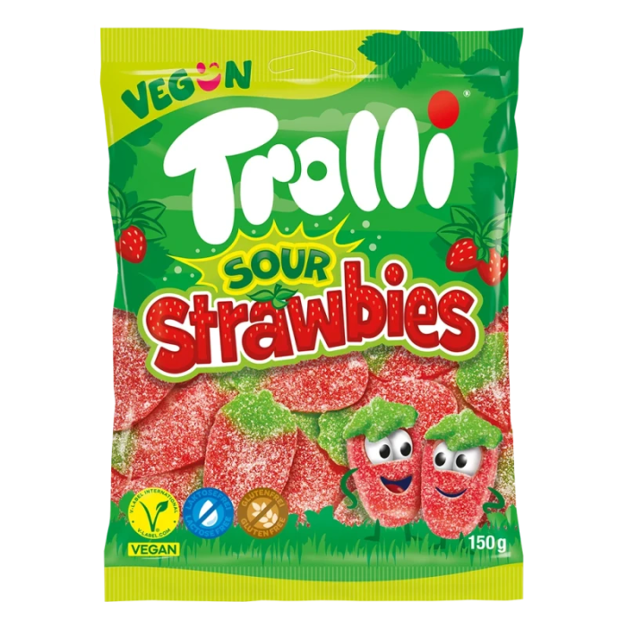 Trolli Sour Strawbies 150g-4000512463801