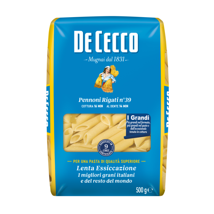 De Cecco Pennoni Rigati 500g-8001250120397