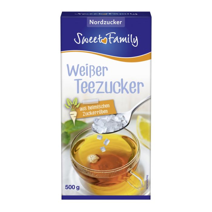 Nordzucker Sweet Family Weißer Teezucker 500g-4008671014001