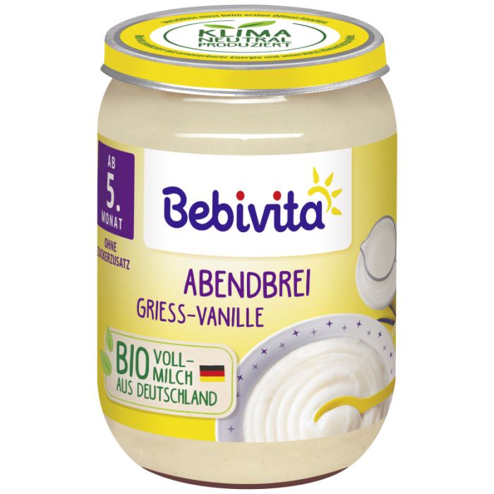 Bebivita Abendbrei Grieß-Vanille, 190g-4018852033295