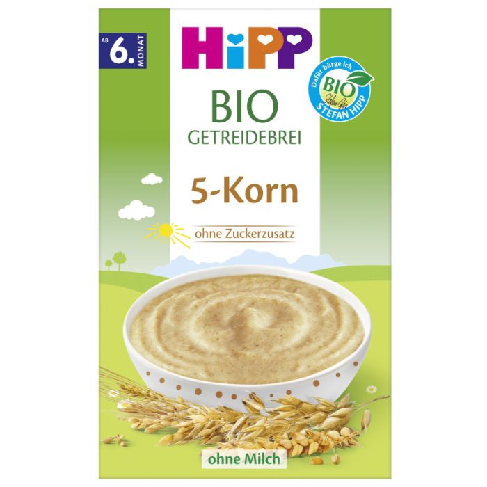 HiPP BIO Getreidebrei 5-Korn, 200g-4062300344877