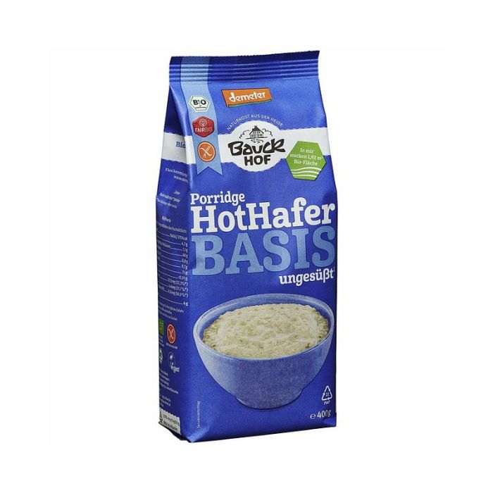 Bauckhof Hot Hafer Basis 400g Demeter glutenfrei-4015637825427