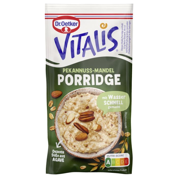 Dr. Oetker Vitalis Porridge Pekannuss-Mandel 61g-4000521033736