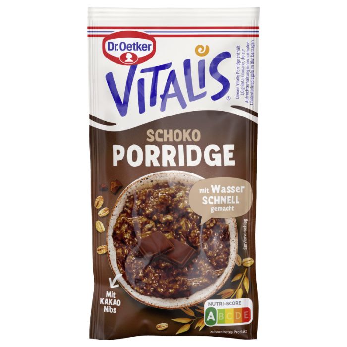 Dr. Oetker Vitalis Porridge Schokolade  61g-4000521033699