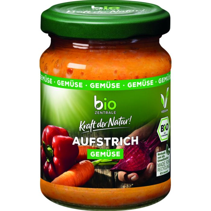 Biozentrale Brotaufstrich Gemuese 125g-4005009100832