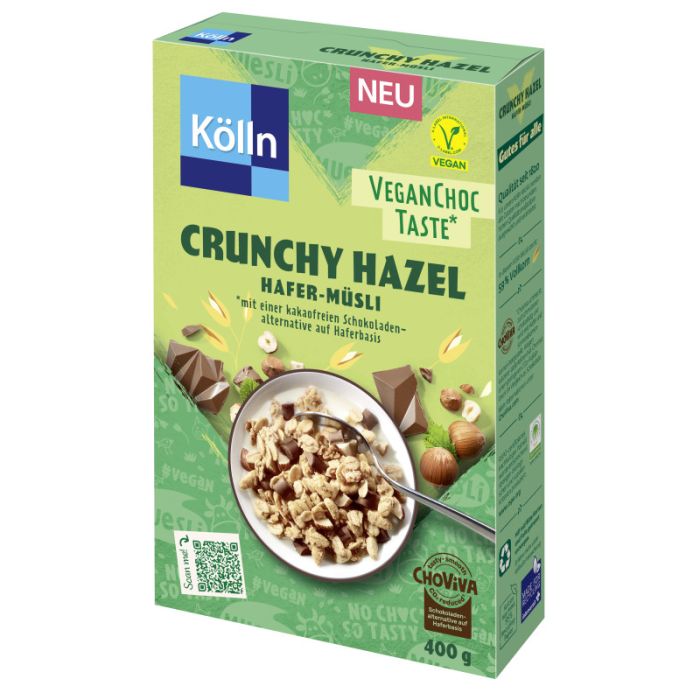 Kölln Crunchy Hazel Hafer-Müsli 400g kakaofrei VEGAN-4000540003192