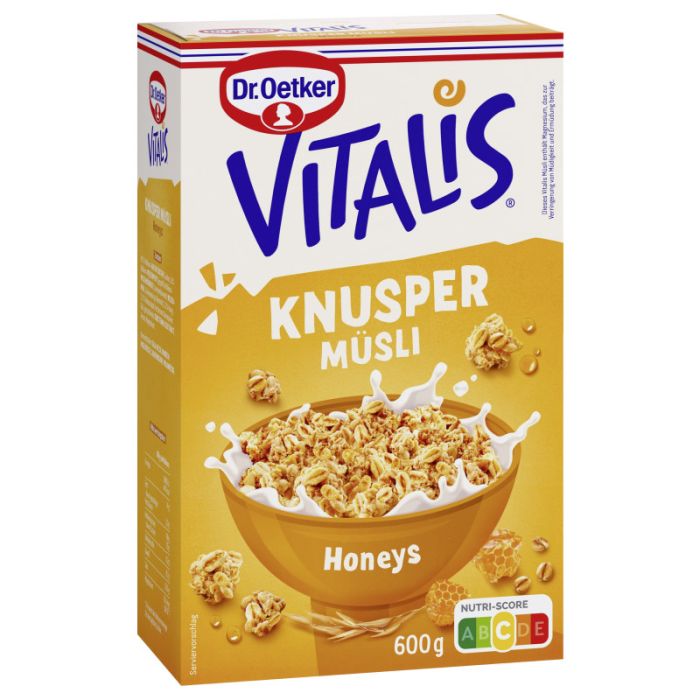 Dr. Oetker Vitalis Knuspermüsli Honeys 600g-4000521661304