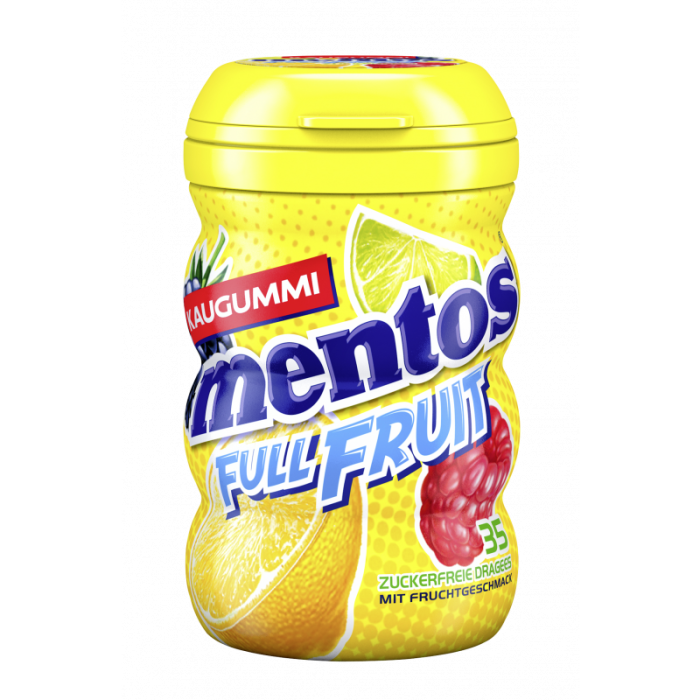 MENTOS Gum Full Fruit Curvy Dose 70g-80731566