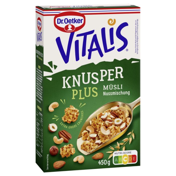 Dr. Oetker Vitalis KnusperPlus Nussmischung 450g-4000521021894