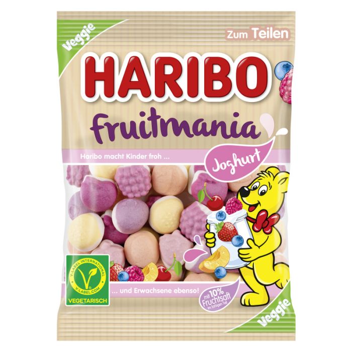 Haribo Fruitmania Joghurt 160g-4001686322567