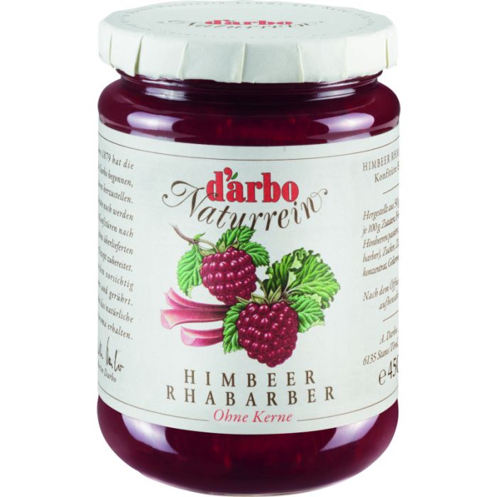 Darbo Naturrein Himbeer-Rhabarber 450g-9001432031540