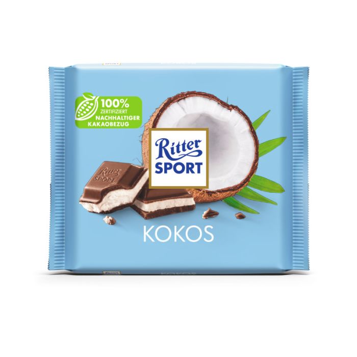 Ritter Sport Kokos Tafel 100g-4000417629814