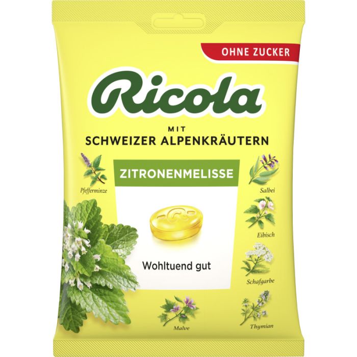 Ricola Zitronenmelisse ohne Zucker 75g-7610700945131