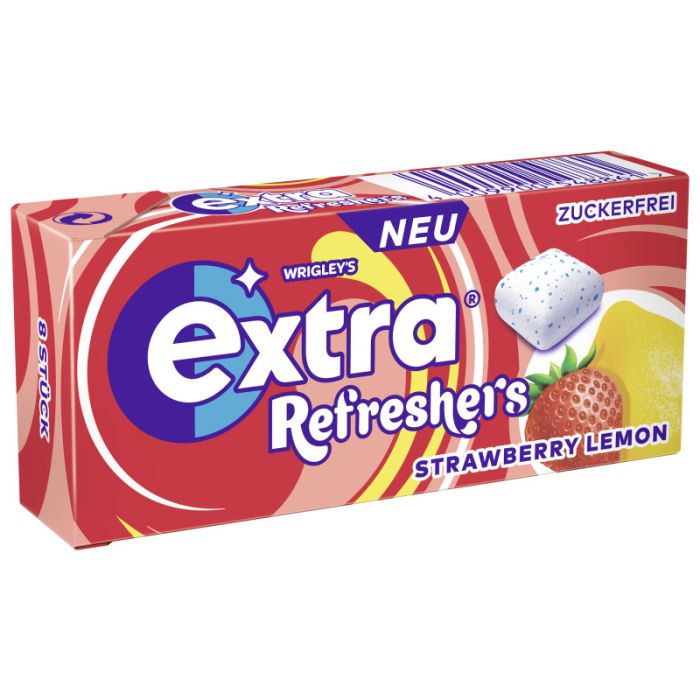 Wrigley Extra REFRESHERS Strawberry Lemon 8 Stück-4009900548861