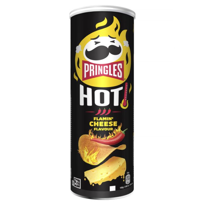 Pringles Hot Lilamin' Cheese 160g-5053990175888