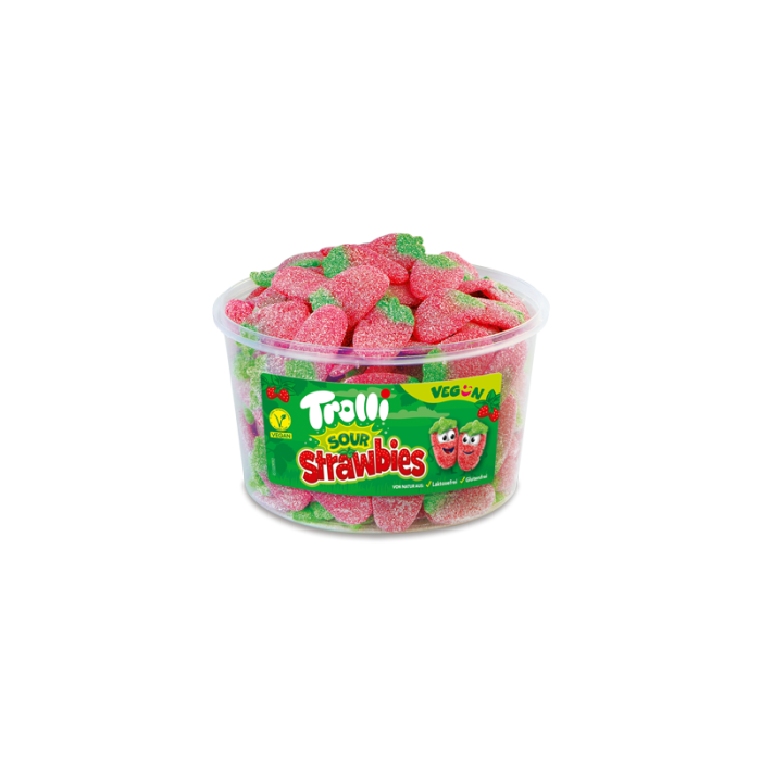 Trolli Saure Erdbeeren 150 St. 1,200kg-4000512993476