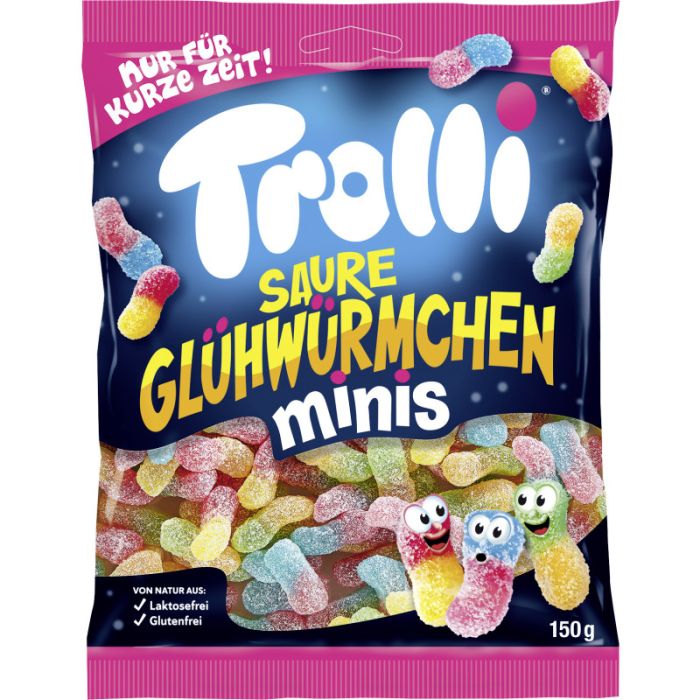 Trolli Saure Glühwürmchen minis 150g-4000512463702