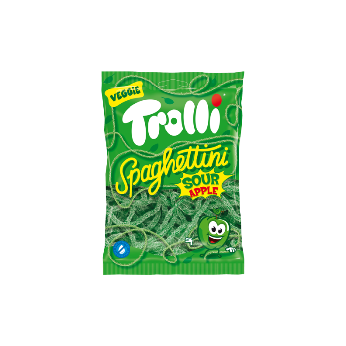 Trolli Spaghettini sour Apple 100g-4000512776628