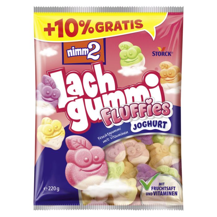 nimm2 Lachgummi Fluffies 220g-4014400935820