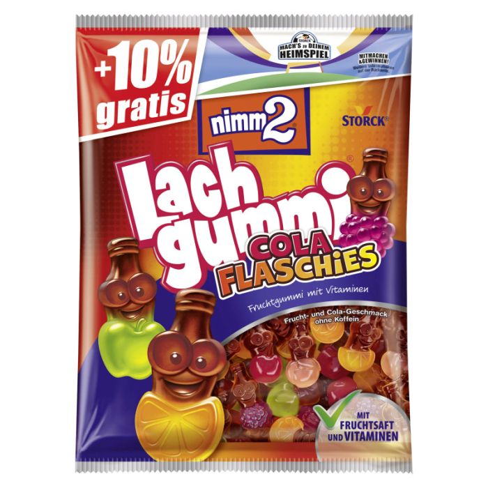 nimm2 Lachgummi Cola Flaschies 220g-4014400934700