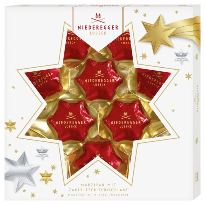 Niederegger Marzipan Weihnachtssterne 125g-4000161750420