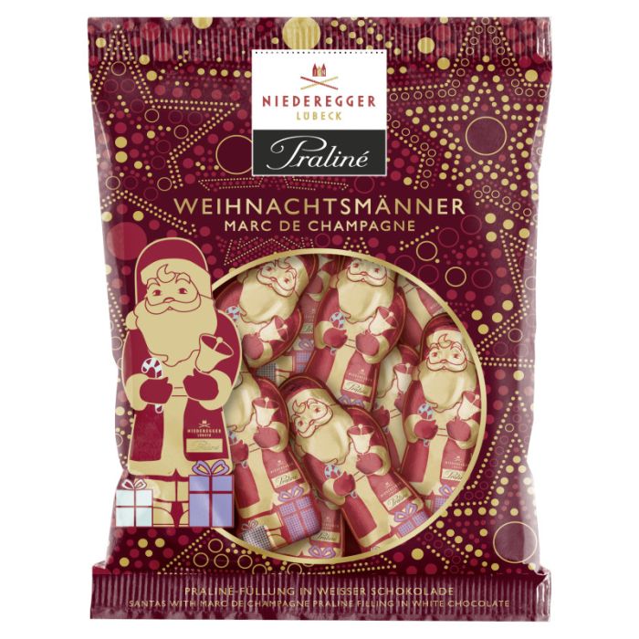 Niederegger Pralinen Weihnachtsmänner im Beutel 87g-4000161020820