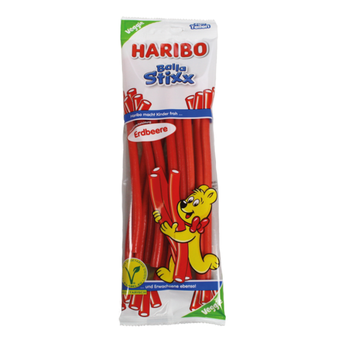 Haribo Balla Stixx Erdbeere 200g-8426617119492