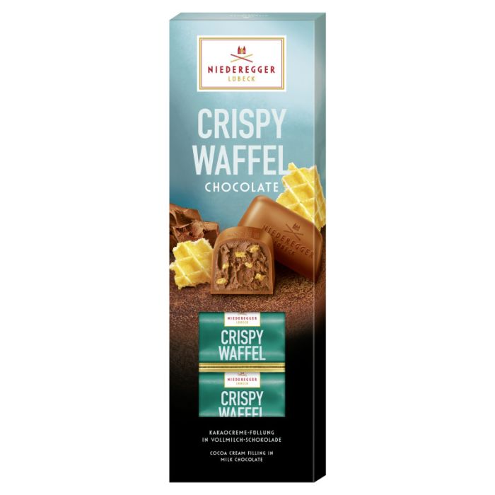 Niederegger Crispy Waffel in Vollmilch-Schokolade 100g-4000161170310