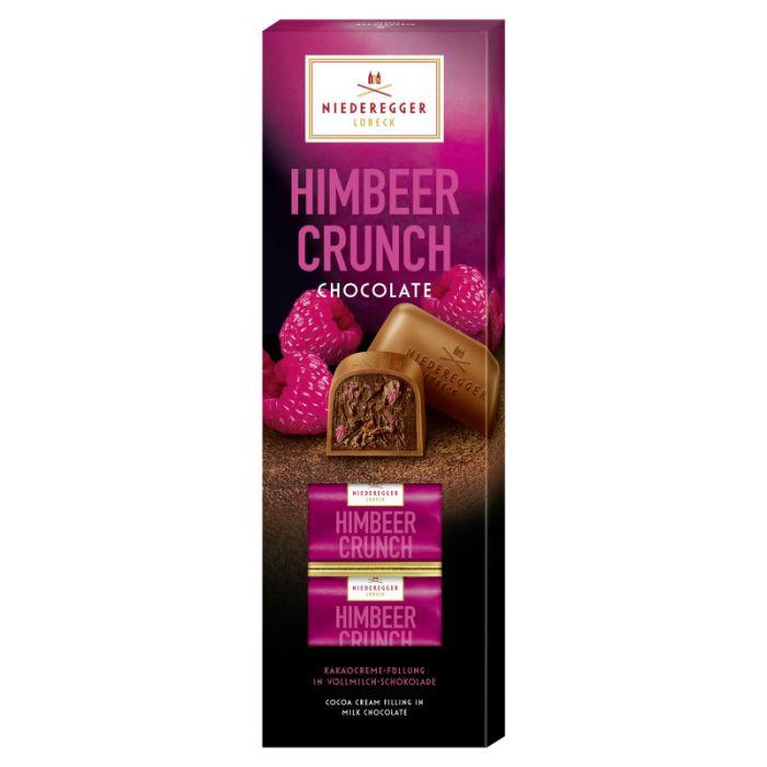 Niederegger Himbeer Crunch in Vollmilch-Schokoalde 100g-4000161170327