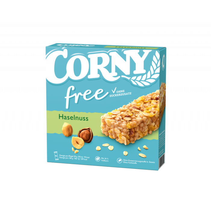 Corny Free Haselnuss 6x20g-4011800572211