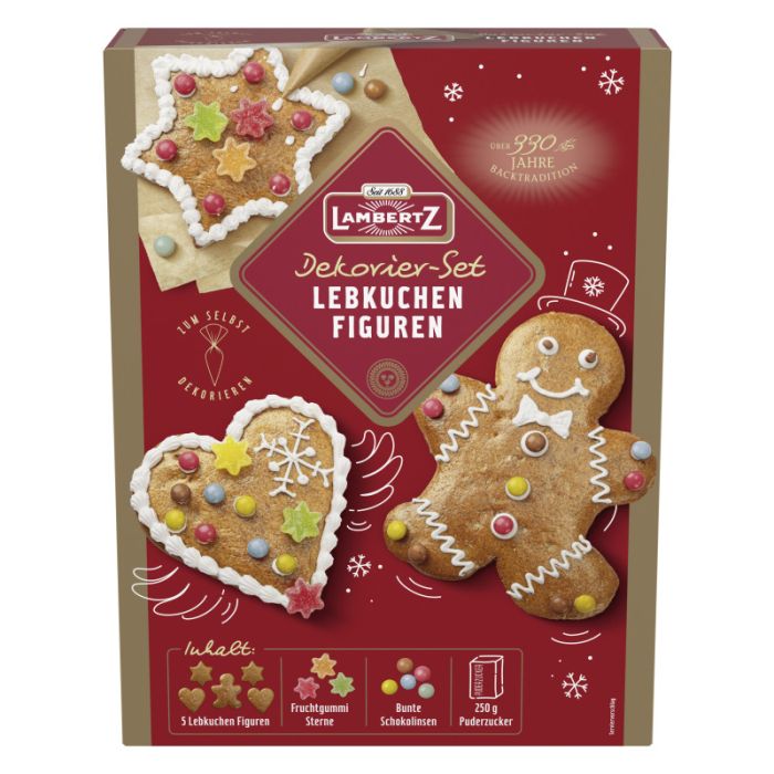 Lambertz Lebkuchen-Dekorier-Set 480g-4006894151909