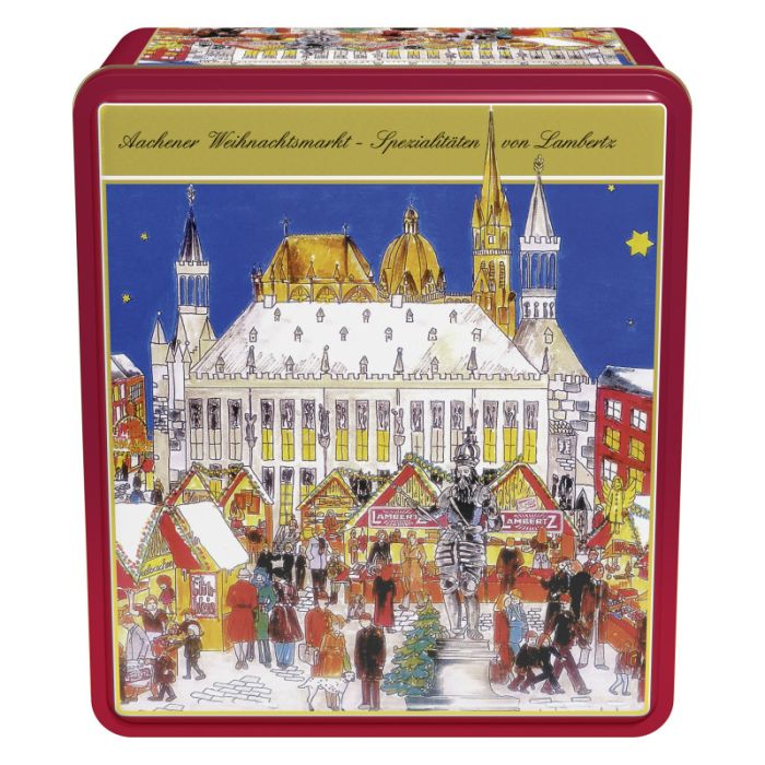 Lambertz Lebkuchenmischung Dose "Weihnachtsmarkt" 1000g-4006894189704