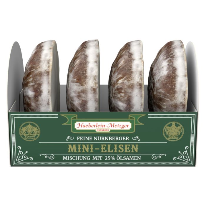 Haeberlein Metzger Mini-Elisenlebkuchen glasiert "classic" 50g-4035472207806