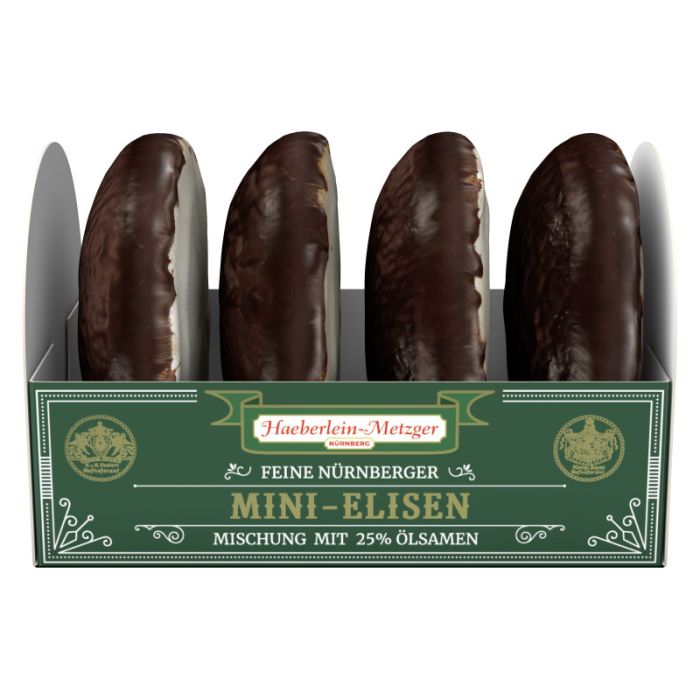 Haeberlein Metzger Mini-Elisenlebkuchen Zartbitter "classic" 50g-4035472207905